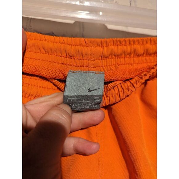 Nike orange lined swim trunks size large * - Picture 3 of 4
